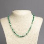 Eye Agate Necklace, Smooth Beads, 6 mm Diameter, 45 cm Length+